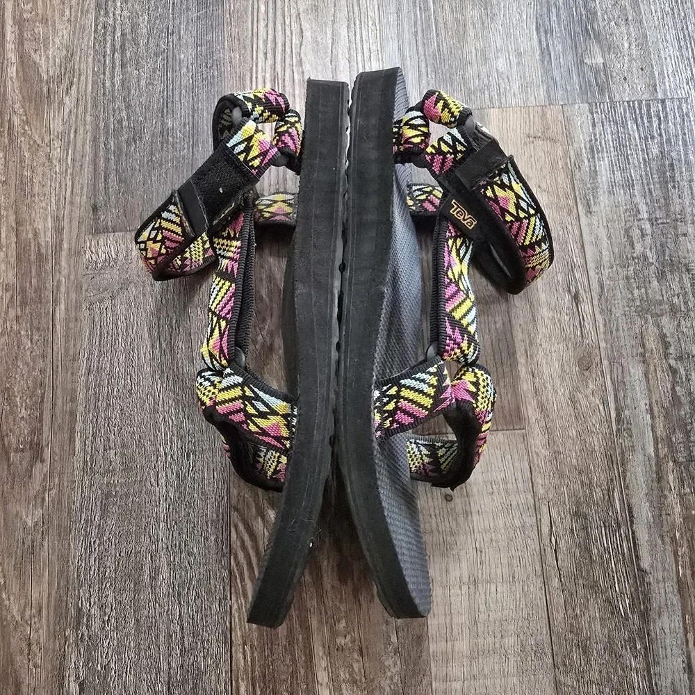 Teva Women's Size 9  Original Universal Sport Multicolor Sandals Boho Gorpcore